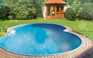 Stahlmantel Pool Oval